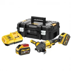 Meuleuse D'angle ø 125 Mm Meuleuse Dewalt Ø125mm DCG418X2-QW XR Flexvolt 2 Batteries 54V 3AH Li-Ion En Coffret 10 Meuleuse D'angle ø 125 Mm Meuleuse Dewalt Ø125mm DCG418X2-QW XR Flexvolt 2 Batteries 54V 3AH Li-Ion En Coffret -Outils électroportatifs Soldes 3 19
