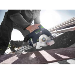 Scie Circulaire Sans Fil - Festool HKC 55 Li EB Basic - Avec Rail FSK 420 - Machine Nue -Outils électroportatifs Soldes 4 1