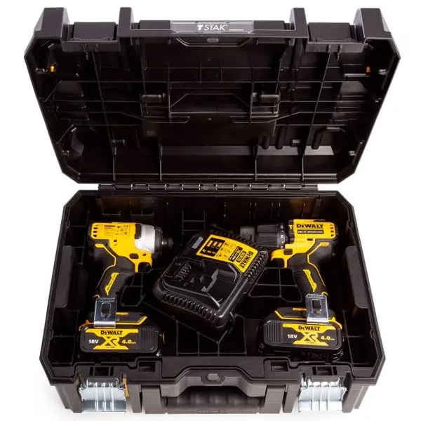 Ensemble De Machines électroportatives Ensemble Perceuse-visseuse à Percussion DCD709 + Visseuse à Choc DCF809 Dewalt Avec 2 Batteries 18V 4Ah Et Chargeur 6 Ensemble De Machines électroportatives Ensemble Perceuse-visseuse à Percussion DCD709 + Visseuse à Choc DCF809 Dewalt Avec 2 Batteries 18V 4Ah Et Chargeur – Image 4