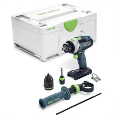 Visseuse Perceuse à Percussion Sans Fil Perceuse-visseuse à Percussion Festool QUADRIVE TPC 18/4 I-Basic S/Batterie Ni Chargeur