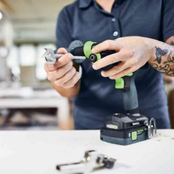 Visseuse Perceuse à Percussion Sans Fil Perceuse-visseuse à Percussion Festool QUADRIVE TPC 18/4 5,2/4,0 I-Plus 2 Batteries 4 Et 5,2Ah -Outils électroportatifs Soldes 575605 2