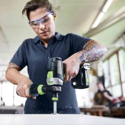 Visseuse Perceuse à Percussion Sans Fil Perceuse-visseuse à Percussion Festool QUADRIVE TPC 18/4 5,2/4,0 I-Plus 2 Batteries 4 Et 5,2Ah