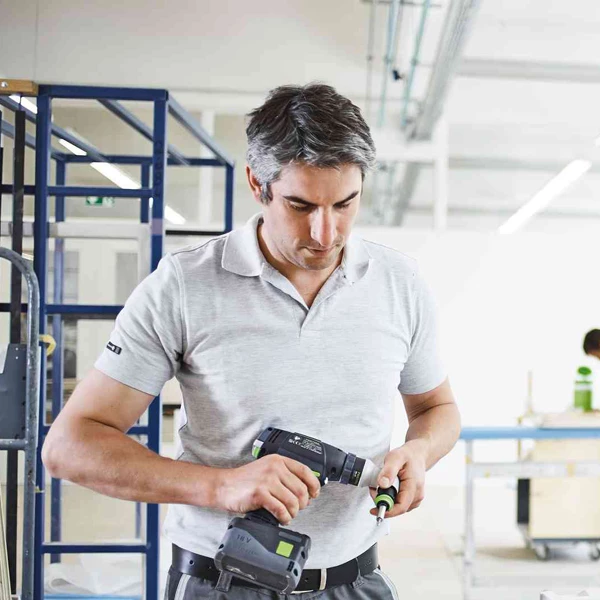 Visseuse Sans Fil Perceuse-visseuse Festool T 18+3 C 3,1-Plus 2 Batteries 3,1Ah Et Chargeur TCL 6 4 Visseuse Sans Fil Perceuse-visseuse Festool T 18+3 C 3,1-Plus 2 Batteries 3,1Ah Et Chargeur TCL 6 – Image 2