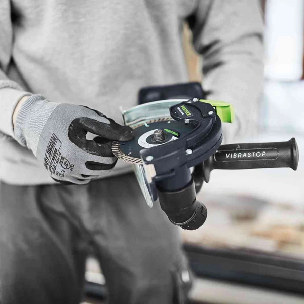 Meuleuse Tronçonneuse Béton Tronçonneuse Festool DSC-AGC 18-125 FH5,2 EBI-Plus 2 Batteries 5,2 Ah Chargeur Et Disque Diamant 5 Meuleuse Tronçonneuse Béton Tronçonneuse Festool DSC-AGC 18-125 FH5,2 EBI-Plus 2 Batteries 5,2 Ah Chargeur Et Disque Diamant – Image 3