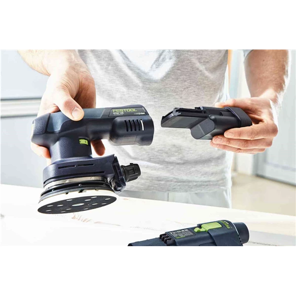 Ponceuse Excentrique Hybride - ETSC 125-Basic Festool - 125 Mm - Sans Batterie Ni Chargeur 5 Ponceuse Excentrique Hybride - ETSC 125-Basic Festool - 125 Mm - Sans Batterie Ni Chargeur – Image 3