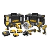 Ensemble De Machines électroportatives Ensemble Outils Dewalt Compact Brushless XR 18V Batterie 5 Ah Li-Ion -Outils électroportatifs Soldes 8