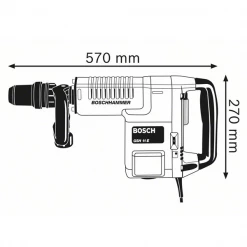 Perforateur Sds Max Marteau-piqueur SDS Max - Bosch GSH 11 E - 1 500 W - 16,8 Joules 11 Perforateur Sds Max Marteau-piqueur SDS Max - Bosch GSH 11 E - 1 500 W - 16,8 Joules -Outils électroportatifs Soldes bosch gsh11e