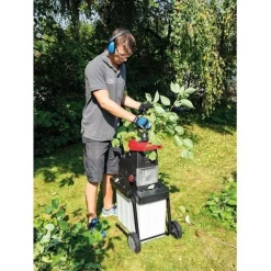 Souffleur Broyeur Broyeur De Jardin électrique Scheppach GS60 2800 W 230 V Bac 60 L -Outils électroportatifs Soldes broyeur