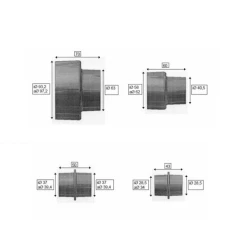 Accessoires Pour Aspirateur Buse D'aspiration Scheppach Pour Aspirateur - Lot De 4 Diamètres -Outils électroportatifs Soldes buse3