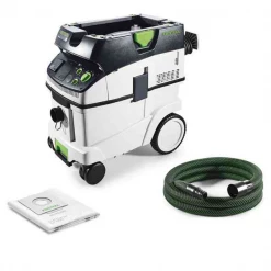 Aspirateur Eau Et Poussières Aspirateur Festool CTM 36 E CLEANTEC Avec Tuyau D'aspiration Lisse -Outils électroportatifs Soldes ctm36e