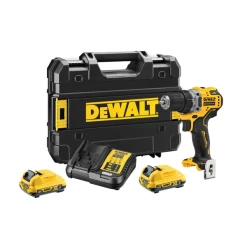 Visseuse Sans Fil Perceuse Visseuse Dewalt XR 12V 2Ah DCD701D2 2 Batteries 12V 2Ah Et Chargeur