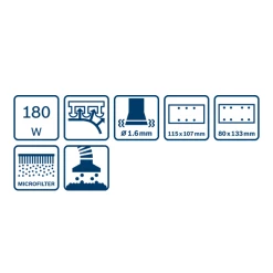 Ponceuse Vibrante Filaire Bosch GSS 160 Multi 180 W -Outils électroportatifs Soldes fonctions bosch gss160