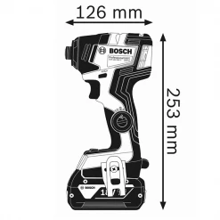 Visseuse à Choc Visseuse à Chocs Bosch GDR 18V-200C 2 Batteries 5Ah Chargeur Et Coffret L-Boxx -Outils électroportatifs Soldes gdr 18v 200c 1