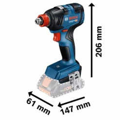 Visseuse à Choc Set Bosch Visseuse à Chocs GDX 18V-200 + Perceuse Visseuse GSR 18V-55 2 Batterie 4Ah Chargeur L-Boxx -Outils électroportatifs Soldes gdx