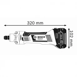 Meuleuses Droite Meuleuse Droite Bosch GGS 18V S/Batterie Ni Chargeur En Coffret L-Boxx -Outils électroportatifs Soldes ggs 18 v li 0