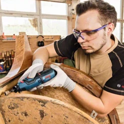 Découpeur Ponceur Oscillant Sans Fil Outil Rotatif Polyvalent Sans Fil Bosch GRO 12V-35 S/Batterie Ni Chargeur En Coffret L-Boxx