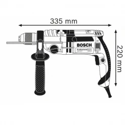 Perceuse à Percussion Perceuse à Percussion Bosch GSB 24-2 1100W - 2 Vitesses En Coffret -Outils électroportatifs Soldes gsb 24 2 0