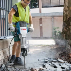 Marteau Piqueur, Démolisseur Et Carotteuse Burineur Brise Béton Bosch GSH27VC 62J 1000 Frappes/min 6 Pans 28mm 2 000W -Outils électroportatifs Soldes gsh27vc brise beton