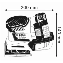 Ponceuse Vibrante Bosch GSS 18V-10 S/Batterie Ni Chargeur En Coffret L-Boxx -Outils électroportatifs Soldes gss 18v 10 3