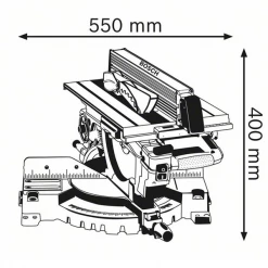 Scie à Onglet Et Radiale Scie à Table Et à Onglets GTM 12 JL 1800W 305mm Bosch 0 601 B15 001 -Outils électroportatifs Soldes gtm4