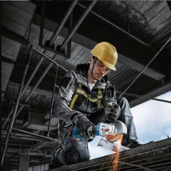 Meuleuse Sans Fil Meuleuse Bosch Ø125mm GWS 18V-7 2 Batteries GBA 18V 4,0Ah Chargeur GAL 18V-40 L-Boxx