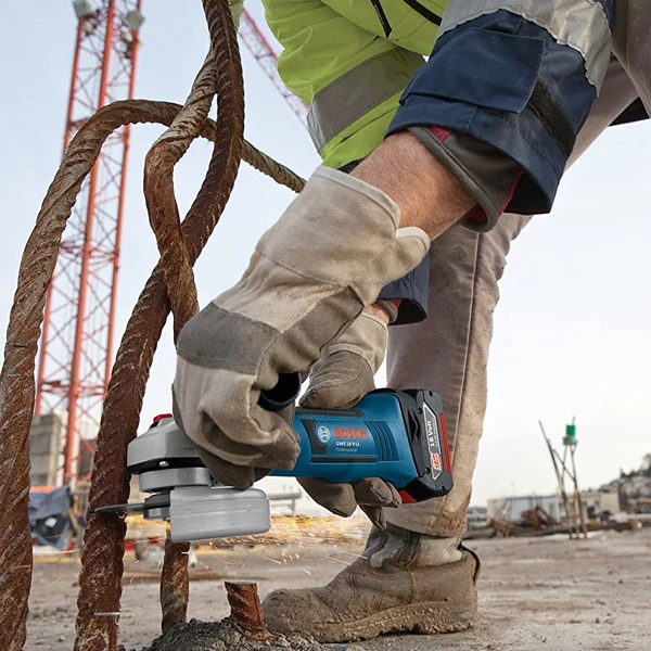 Meuleuse Sans Fil Meuleuse Bosch Ø125mm GWS 18V-7 2 Batteries GBA 18V 4,0Ah Chargeur GAL 18V-40 L-Boxx 4 Meuleuse Sans Fil Meuleuse Bosch Ø125mm GWS 18V-7 2 Batteries GBA 18V 4,0Ah Chargeur GAL 18V-40 L-Boxx – Image 2