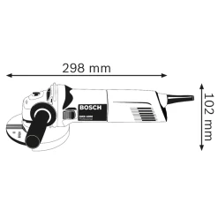 Meuleuse D'angle ø 125 Mm Meuleuse Angulaire Filaire Bosch GWS 1000 125 Mm 11000 Tr / Min 1000W