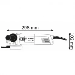Meuleuse D'angle ø 125 Mm Meuleuse Angulaire Bosch GWX 10-125mm 1000W Ø 125mm X-Lock