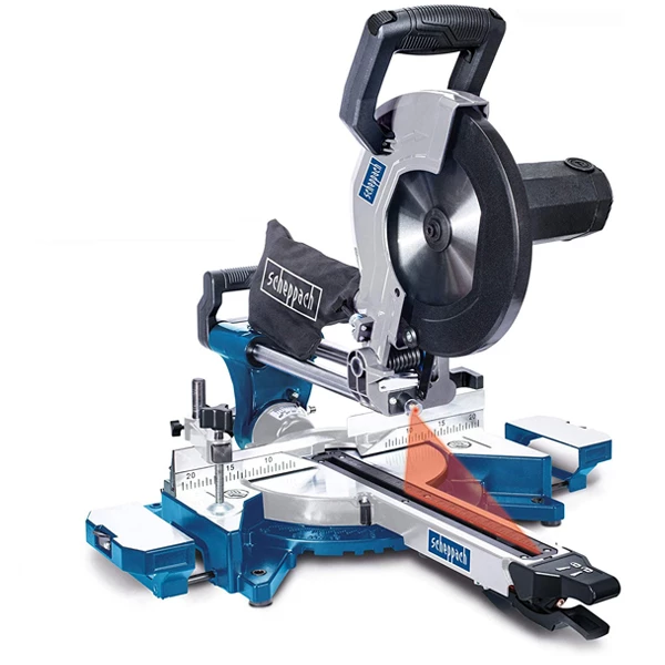 Scie à Onglet Et Radiale Scie à Onglet Radiale Universelle Scheppach Ø254 Mm HM110MP 2000 W 4 Scie à Onglet Et Radiale Scie à Onglet Radiale Universelle Scheppach Ø254 Mm HM110MP 2000 W – Image 2