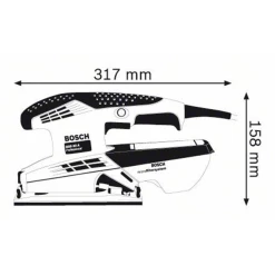 Ponceuse Vibrante Gss 23 A Professional : Bosch 0601070400