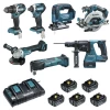 Ensemble De Machines électroportatives Ensemble De 7 Machines Makita 18V Li-on Référence DLX7014PTJ -Outils électroportatifs Soldes makita 1