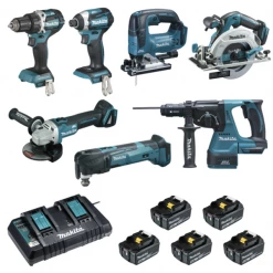 Ensemble De Machines électroportatives Ensemble De 7 Machines Makita 18V Li-on Référence DLX7014PTJ
