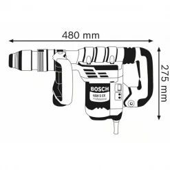 Marteau Piqueur, Démolisseur Et Carotteuse Burineur Marteau-piqueur Filaire Bosch SDS Max GSH 5 CE 1150 W 8,3 J Accessoires -Outils électroportatifs Soldes marteau piquer bosch gsh5