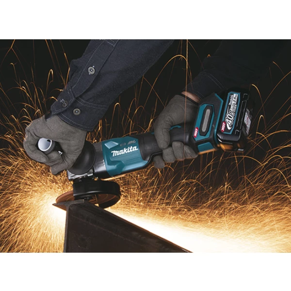 Meuleuse D'angle ø 125 Mm Meuleuse Makita 40 V Max Li-Ion - Puissance 1100 W - Diamètre 125 Mm - Sans Batterie 4 Meuleuse D'angle ø 125 Mm Meuleuse Makita 40 V Max Li-Ion - Puissance 1100 W - Diamètre 125 Mm - Sans Batterie – Image 2