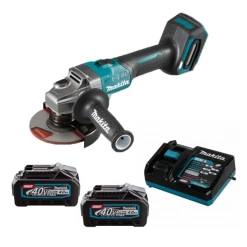 Meuleuse D'angle ø 125 Mm Meuleuse D'angle Makita Diamètre 125 Mm 40V Max Li-Ion 4Ah - Puissance 1100 W