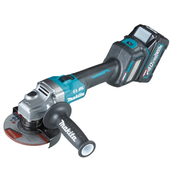 Meuleuse D'angle ø 125 Mm Meuleuse Makita 40 V Max Li-Ion 4 Ah - Diamètre 125 Mm - Puissance 1100 W - 2 Batteries + Chargeur 4 Meuleuse D'angle ø 125 Mm Meuleuse Makita 40 V Max Li-Ion 4 Ah - Diamètre 125 Mm - Puissance 1100 W - 2 Batteries + Chargeur – Image 2