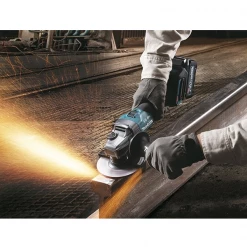 Meuleuse D'angle ø 125 Mm Meuleuse D'angle Makita Diamètre 125 Mm 40 V Max Li-Ion - Puissance 1100 W - 2 Batteries + Chargeur -Outils électroportatifs Soldes meuleuse makita6