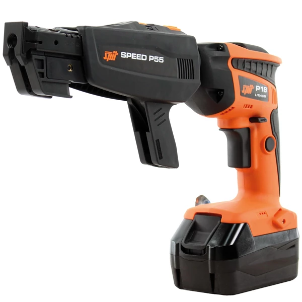 SPIT Paslode Visseuse Plaquiste Sans Fil Visseuse Plaquiste 18V Spit P18 2 Batterie 4Ah, Adaptateur Speed P55 Et Perche P580 3 SPIT Paslode Visseuse Plaquiste Sans Fil Visseuse Plaquiste 18V Spit P18 2 Batterie 4Ah, Adaptateur Speed P55 Et Perche P580