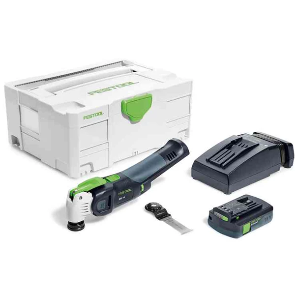 Découpeur Ponceur Oscillant Sans Fil Outil Oscillant Festool Vecturo OSC 18 Li 3,1 E-Compact Avec Une Batterie BP 18 Li 3,1 C Et Chargeur Rapide TCL 6 575385 5 Découpeur Ponceur Oscillant Sans Fil Outil Oscillant Festool Vecturo OSC 18 Li 3,1 E-Compact Avec Une Batterie BP 18 Li 3,1 C Et Chargeur Rapide TCL 6 575385 – Image 3