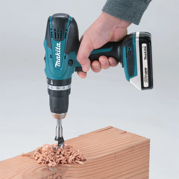 Visseuse Perceuse à Percussion Sans Fil Perceuse Visseuse à Percussion Makita HP457DWE10 18V 1.5 Ah 4 Visseuse Perceuse à Percussion Sans Fil Perceuse Visseuse à Percussion Makita HP457DWE10 18V 1.5 Ah – Image 2
