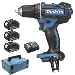 Visseuse Sans Fil Perceuse Visseuse DDF482RM3J Makita 18 V Li-Ion 4 Ah Ø 13 Mm 3 Batteries 11 Visseuse Sans Fil Perceuse Visseuse DDF482RM3J Makita 18 V Li-Ion 4 Ah Ø 13 Mm 3 Batteries -Outils électroportatifs Soldes perc vis ddf482rm3j18v34ah62nm 382563 1