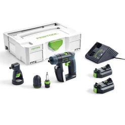 Perceuse-visseuse Sans Fil Festool CXS Li 2,6-Set 10.8 V 2.6 Ah 576093 8 Perceuse-visseuse Sans Fil Festool CXS Li 2,6-Set 10.8 V 2.6 Ah 576093 -Outils électroportatifs Soldes perceuse 1