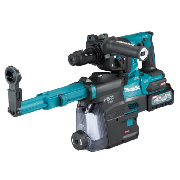 Makita Perforateur Sds + Sans Fil Perfo-burineur SDS-Plus 40 V Max Li-Ion 4 Ah Avec Extraction De Poussières - 2 Batteries + Chargeur 4 Makita Perforateur Sds + Sans Fil Perfo-burineur SDS-Plus 40 V Max Li-Ion 4 Ah Avec Extraction De Poussières - 2 Batteries + Chargeur – Image 2