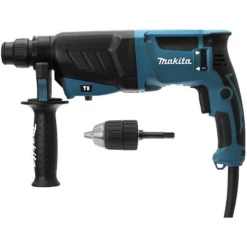 Perforateur Sds + Filaire Perfo-burineur Makita HR2630X7 Sds Plus Mandrin Et Coffret Makita -Outils électroportatifs Soldes perfoburineursds800whr2630x7 276759 1