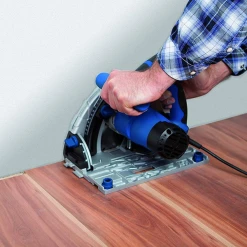 Scie Circulaire Filaire Scie Plongeante Scheppach Ø 160 Mm PL55 Avec Lame Et Rail De Guidage