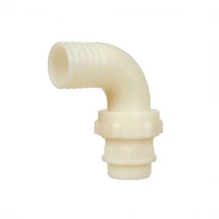 Fitt Pompe à Eau Raccord Pompe à Eau Coude Mâle Cannelé 3 Pièces 26/34 25 Mm Nylon