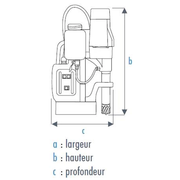 Perceuse Magnétique Perceuse à Base Magnétique 50 PM : Sidamo 20502034 3343735020347 4 Perceuse Magnétique Perceuse à Base Magnétique 50 PM : Sidamo 20502034 3343735020347 – Image 2