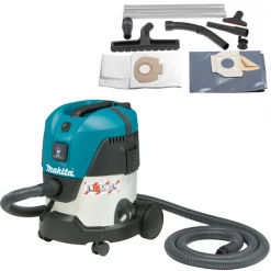 Aspirateur Eau Et Poussières Aspirateur Makita 1200W Cuve De 20 Litres Classe L Référence VC2012L